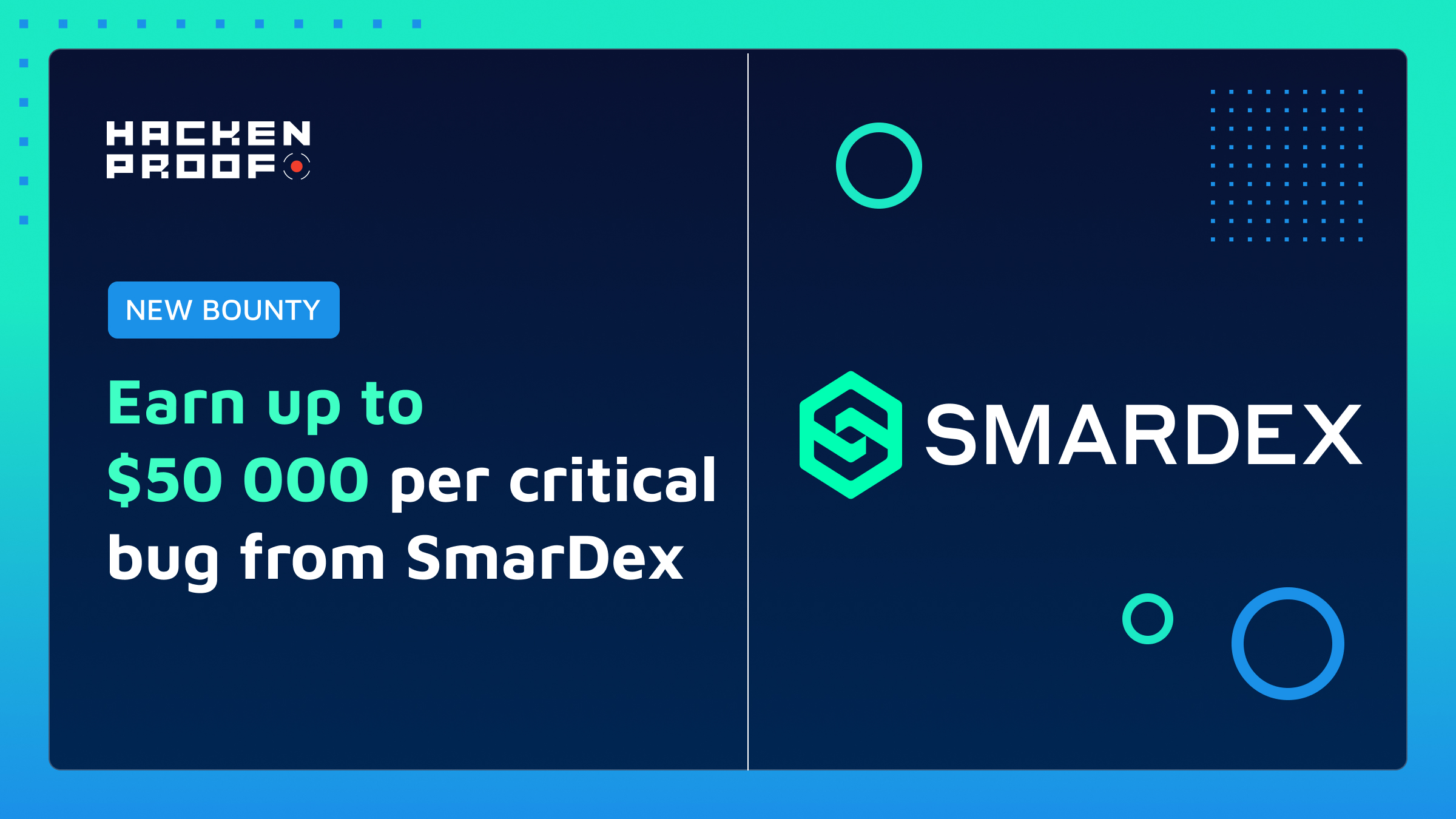 [New Bug Bounty] SmarDex Has Launched Bug Bounty With Up to 50,000